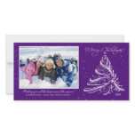 Elegant Tree Family Christmas Photo Card