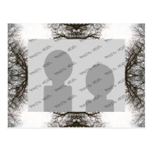 Elegant Tree Pattern Postcards