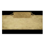 Elegant Two Tone Black & Tan-  Business Card