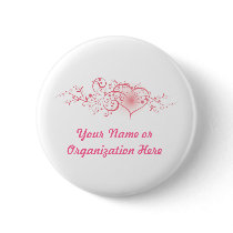 Elegant Valentines Day Gifts ! Pinback Button