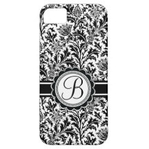 Elegant Victorian Floral Monogram William Morris