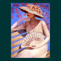 Elegant Victorian Lady Decor Art Poster Summertime posters