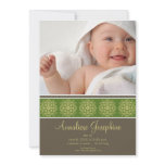 Elegant Victorian Stamp Birth Announcement :: 06