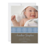 Elegant Victorian Stamp Birth Announcement :: 07