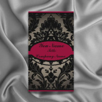 Elegant Vintage Damask Business Card