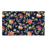 Elegant Vintage Floral Rose Pattern Template Business Cards