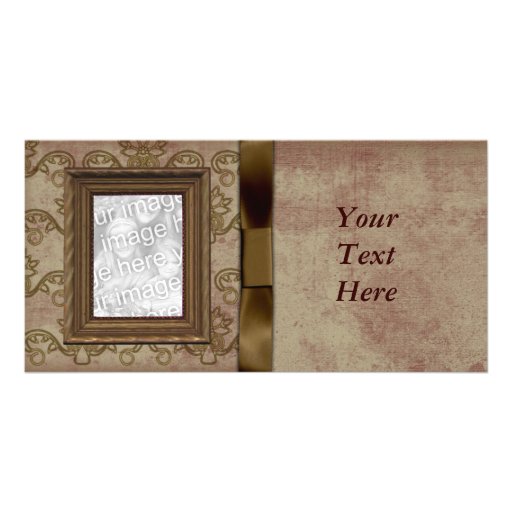 Elegant Vintage Photo Frame Card Photo Card