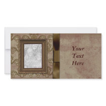 Elegant Vintage Photo Frame Card Photo Card