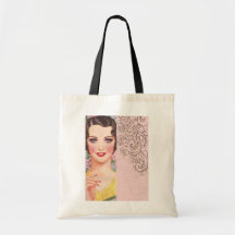 elegant vintage pink fashion paris girl bag