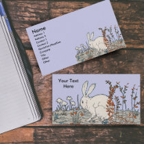 Elegant Vintage White Rabbit