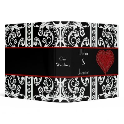 Elegant Wedding Avery Binder by DizzyDebbie