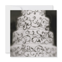 Elegant Wedding Cake - Blank back