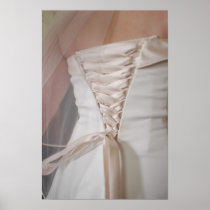 Elegant Wedding Dress Lace Print
