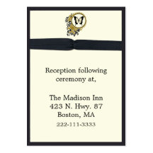 Elegant Wedding enclosure cards Business Cards