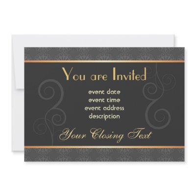 Elegant Wedding Invitation Card by Card4you