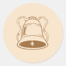 Elegant Wedding Round Sticker
