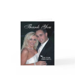 Elegant Wedding Thank You Photo Cards
