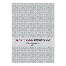 Elegant White Diamonds Seamless Pattern 2 Business Cards