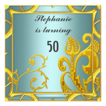 Elegant women's Birthday Party Personalized Invite