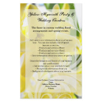 Elegant Yellow Hyacinth with White Swirl Personalized Flyer