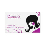 Elegantly Pinked Hair Salon Business card