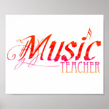 ElegantMusicTeacherRED Poster