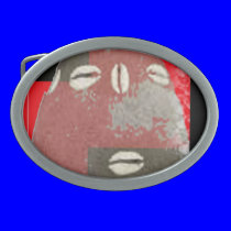 ELEGGUA ABSTRACT belt buckles