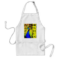 Eleggua  and Oshun Art TiKo Art Print Merchandise Aprons