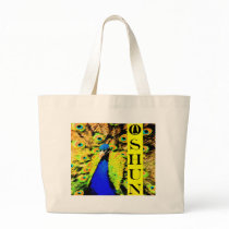 Eleggua  and Oshun Art TiKo Art Print Merchandise Bags