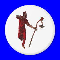ELEGGUA DANCING BY LIZ LOZ magnets