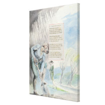 'Elegy written in a Counrty Church-Yard', design 1 canvas prints