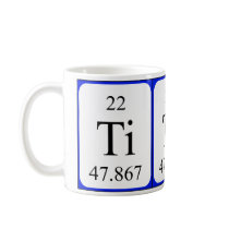 Element 22 white mug - Titanium