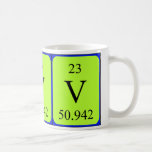 Element 23 mug - Vanadium mugs