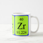 Element 40 mug - Zirconium mugs