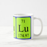 Element 71 mug - Lutetium mugs