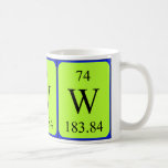 Element 74 mug - Tungsten mugs