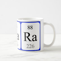 Element 88 white mug - Radium