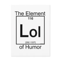 Element LOL Postcard