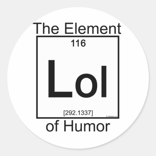 Element LOL Round Sticker