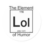 Element LOL Round Sticker