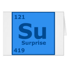 Element of Suprise Greeting Card