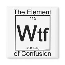 Element WTF Fridge Magnets