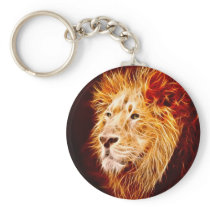 Elemental lion keychain