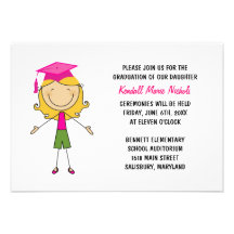 Elementary School Graduation Announcements