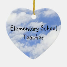 Elementary School Teacher Christmas Tree Ornaments