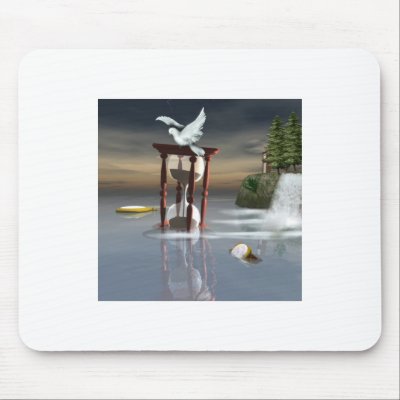 Elements of Time Mouse Mat by BrokenWings3D