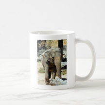 Elephan asiatique mug à café