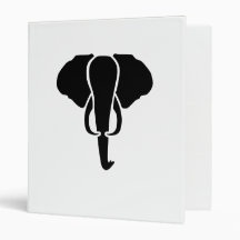 Elephant 3 Ring Binders