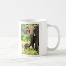 Elephant and Baby Mug