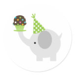 Elephant and Cupcake Stickers